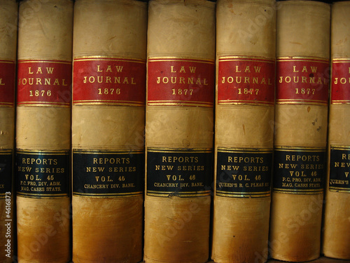 circa. 1876-1877 Antique Law Books