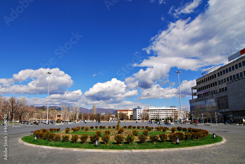 skopje city center square macedonia