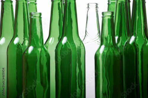 White and green bottles 2