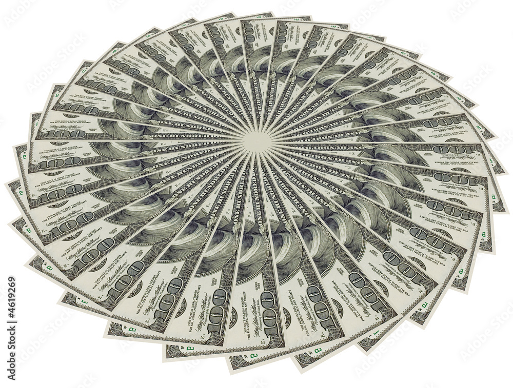 hundred dollars banknotes