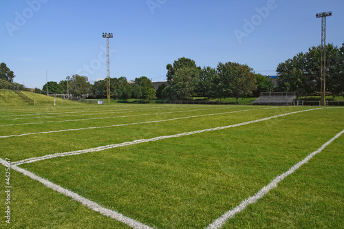 American football playing field