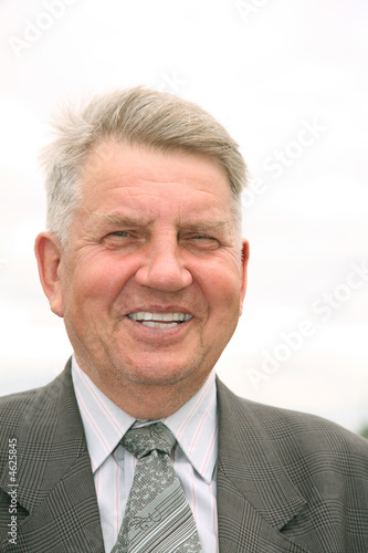 laughing senior