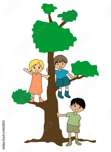 Kids and a Tree