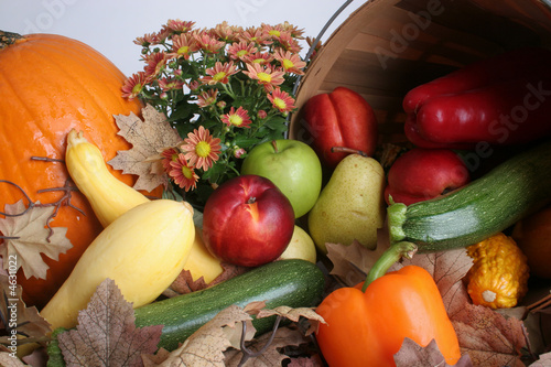 Autumn Fruits and vegestables photo