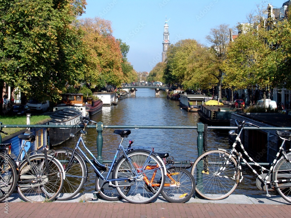 Amsterdam Canal & Bicycles