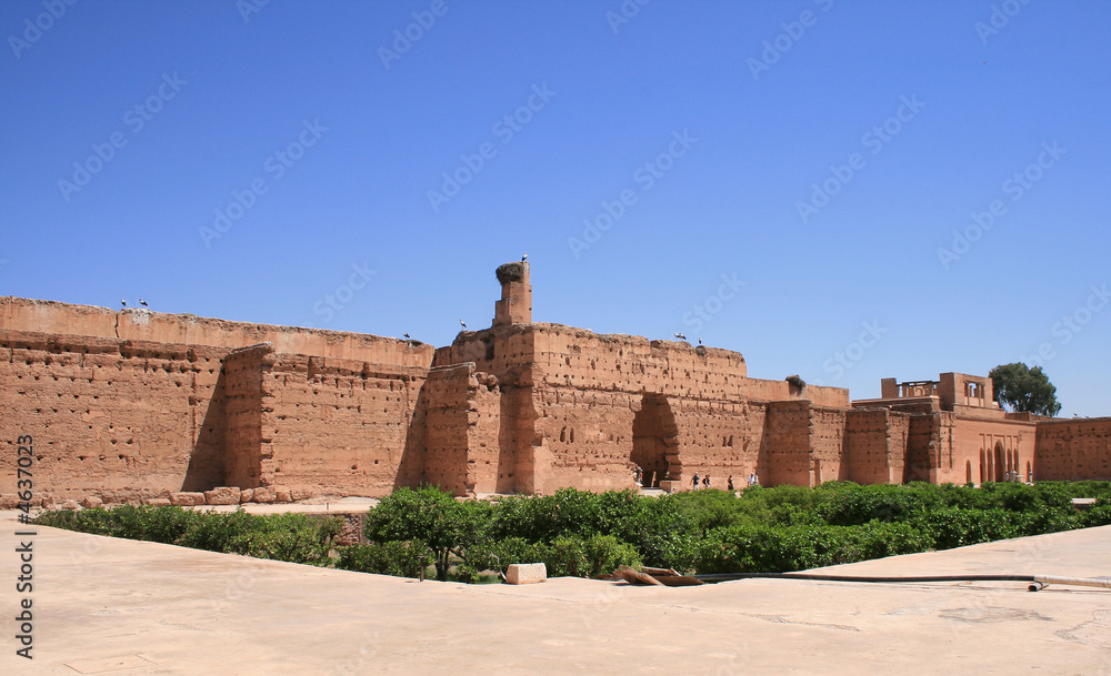 palais el badi à marrakech au maroc