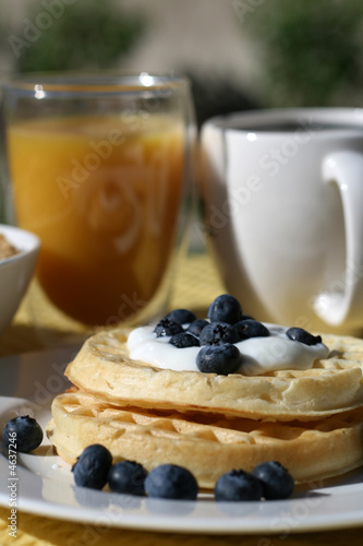 Blueberry Waffles