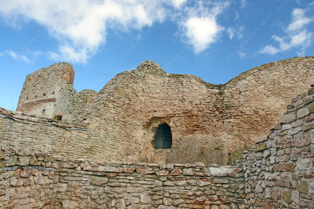Ruins of castle in Czorsztyn