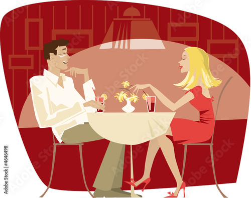 Couple at cafe