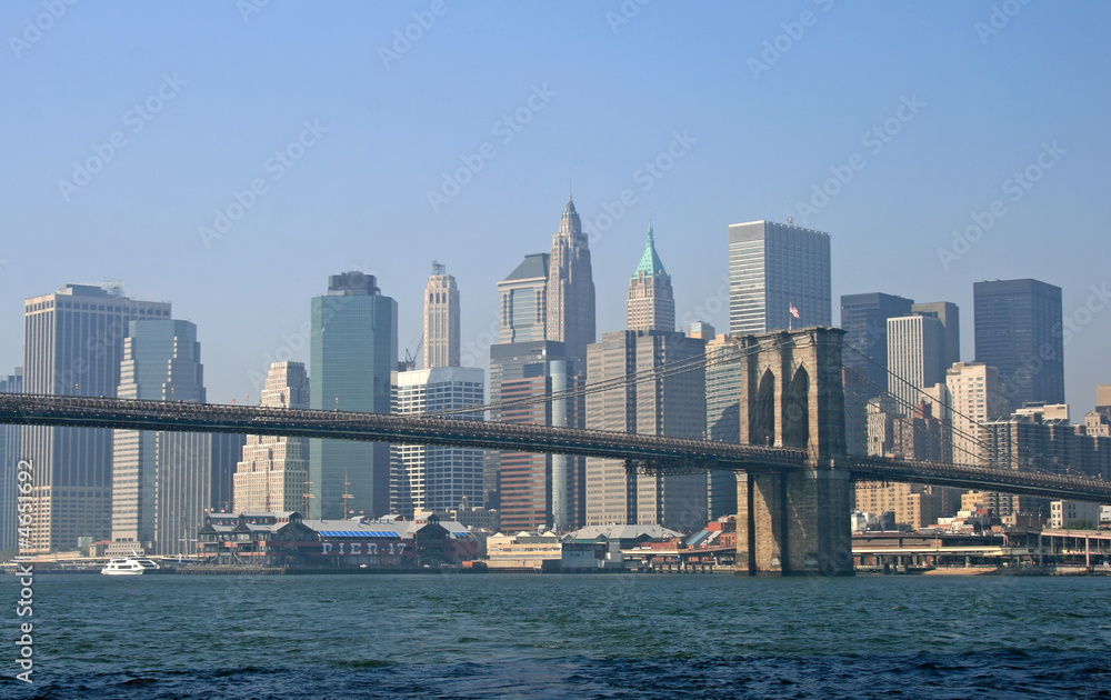 The Brooklyn bridge