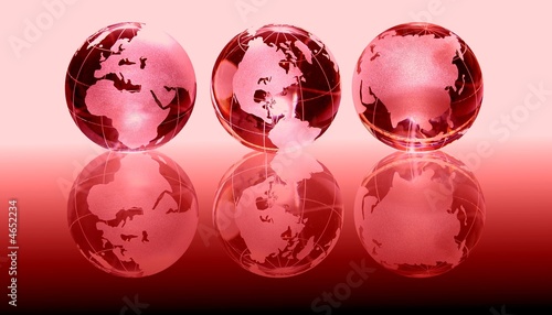 red glas world