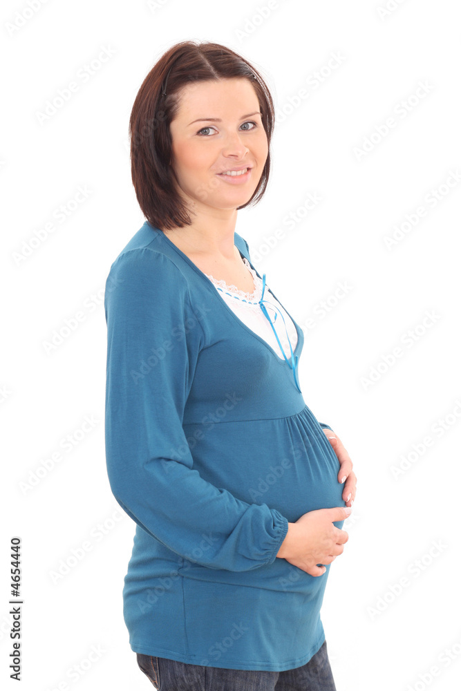 happy pregnant