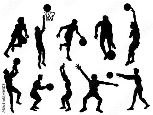 Basketball Vector Silhouettes