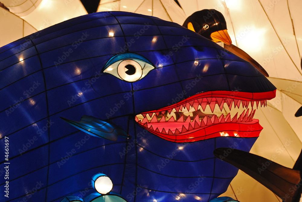 Fototapeta premium whale lantern in the Chinese gardens