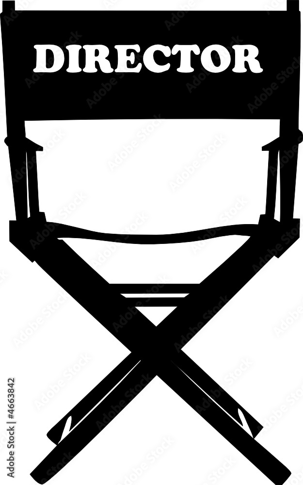 Chaise directeur film Stock Vector | Adobe Stock