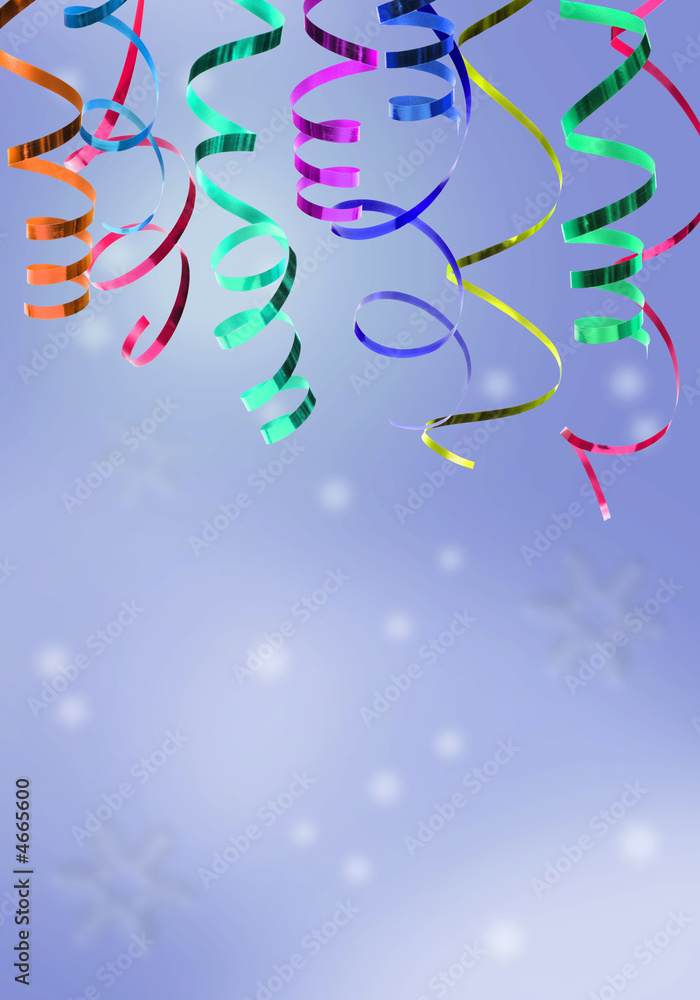 Colorful festive ribbon