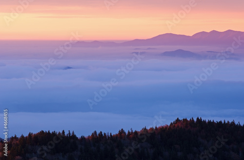 Sunrise Clingman's Dome Great Smoky Mountains photo