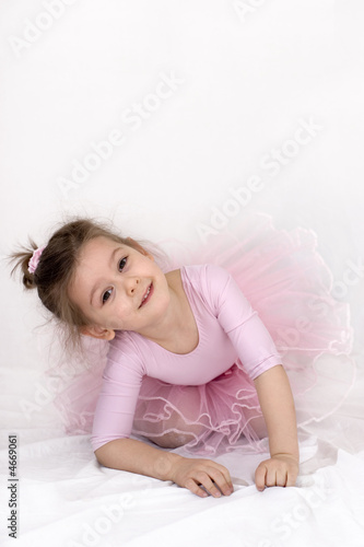 Obraz na płótnie Ballerina girl w salonie