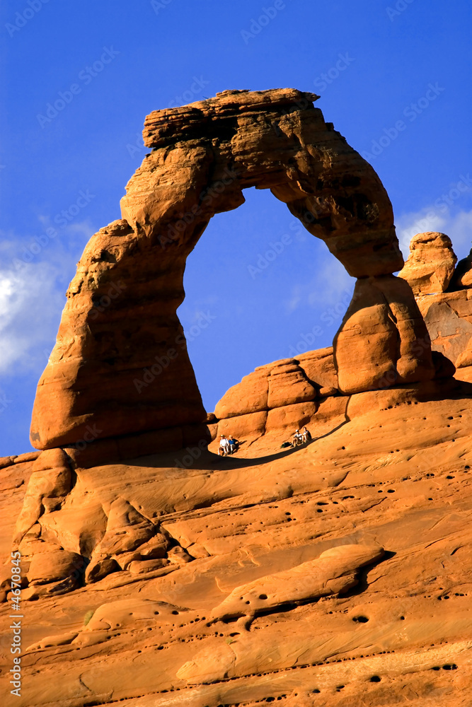Arches National Park Utah, view on delicate arch