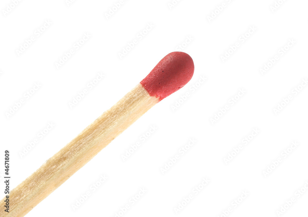 matchstick on white matchstick on white