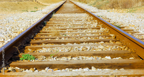 Portugal, Algarve, Lagos: train rails