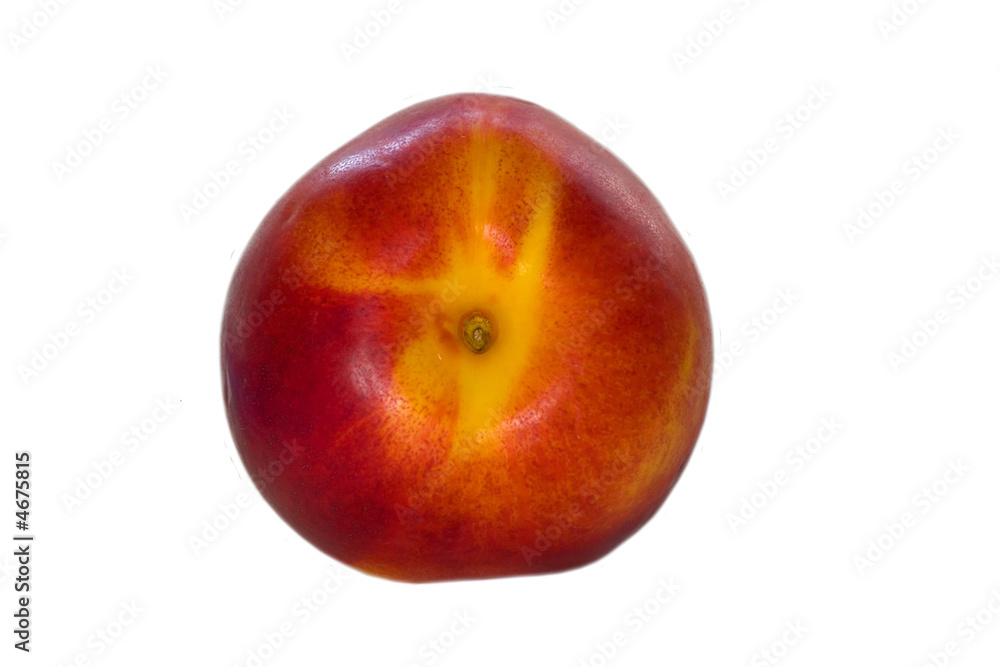 ripe red nectarine