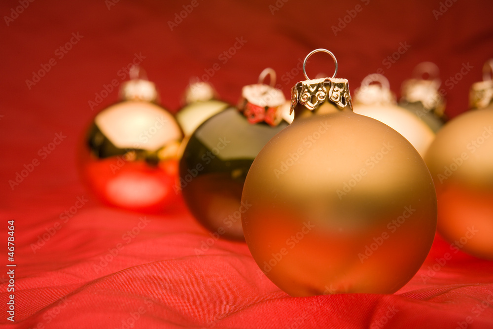 Fototapeta premium Christmas Baubles