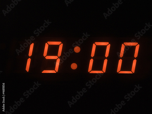 seven o clock pm