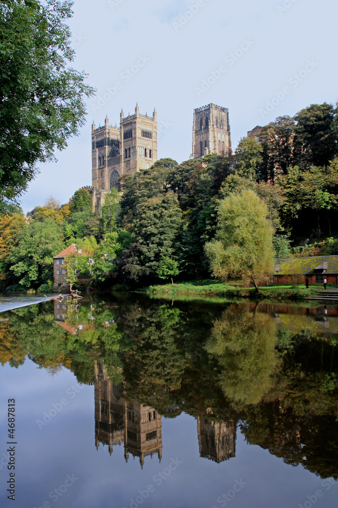 Reflections in the river Wear