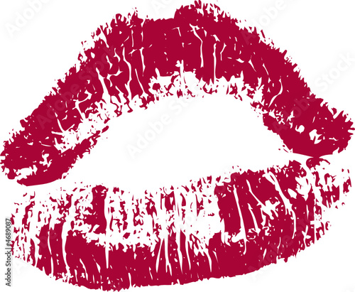 Red Kissing Lips