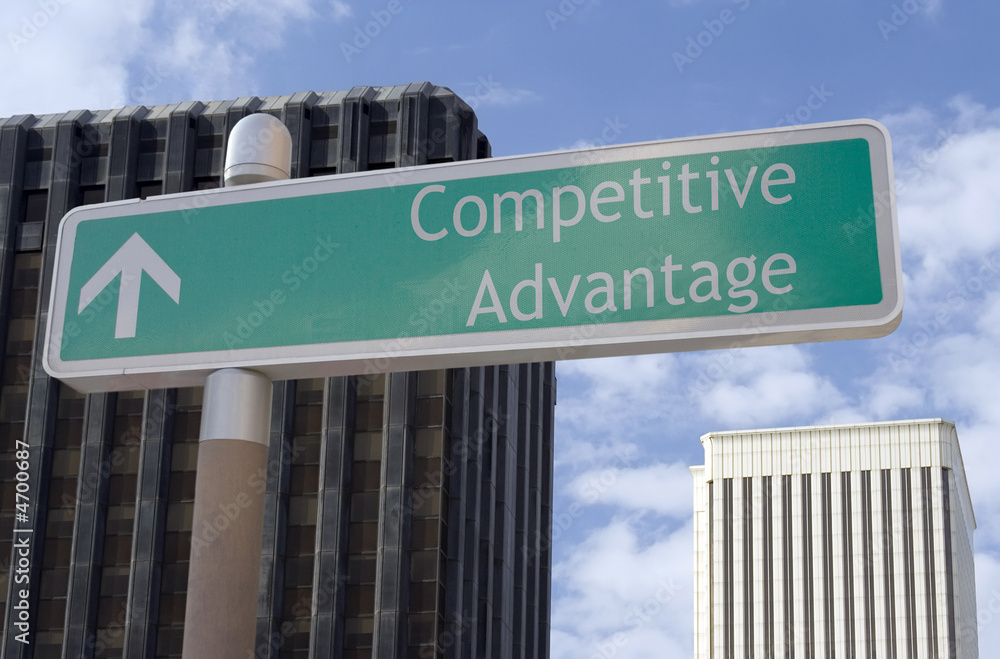 Obraz premium Competitive Advantage Ahead