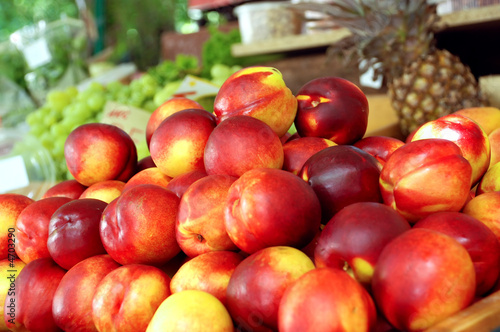 pile of nectarines