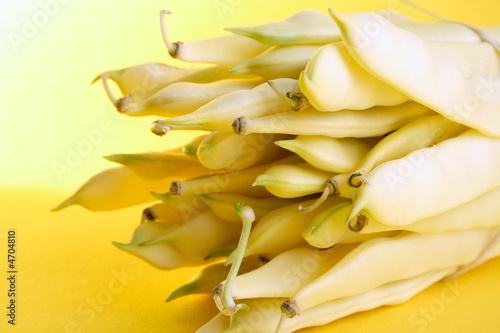 Schilderij op canvas Yellow runner bean