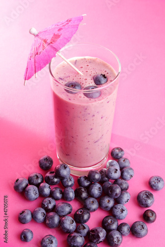 Blueberry milk shake