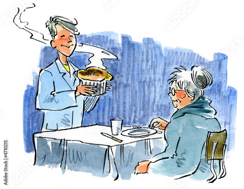 Aide à domicile : repas