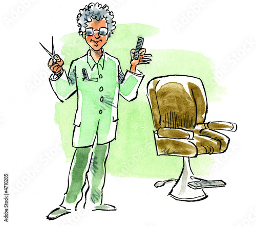 Aide à domicile : coiffeur