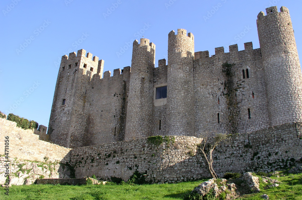 Obidos Castle detail, Portugal