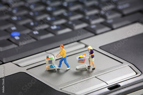 Shopping online concept