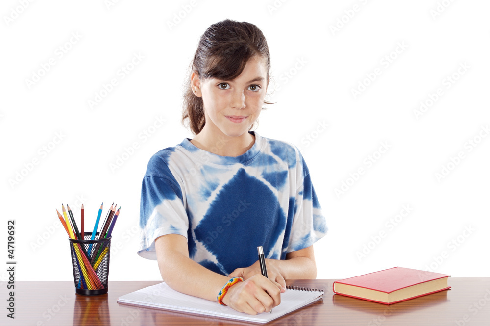girl studying girl studying