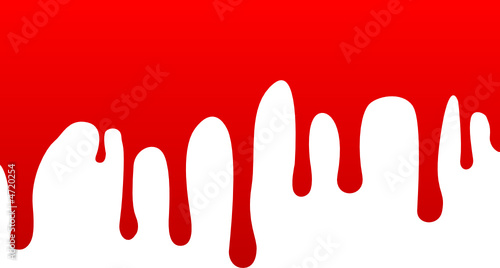 Running blood.