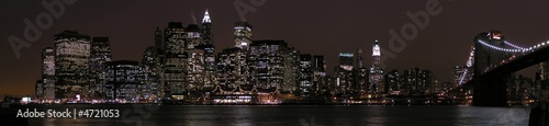 Skyline Financial District New York