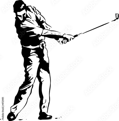 The Golf Swing Pose
