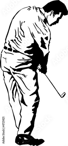 The Golf Swing Pose