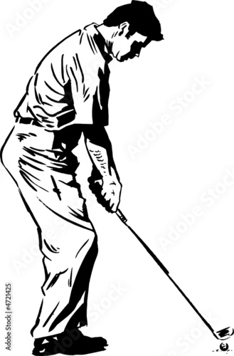 The Golf Swing Pose