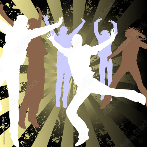 jumping people