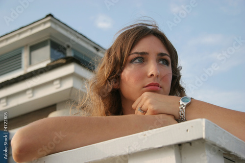 Contemplative Teen-age Girl