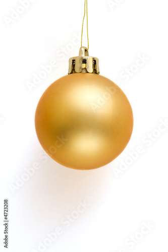 Golden Christmas Ball
