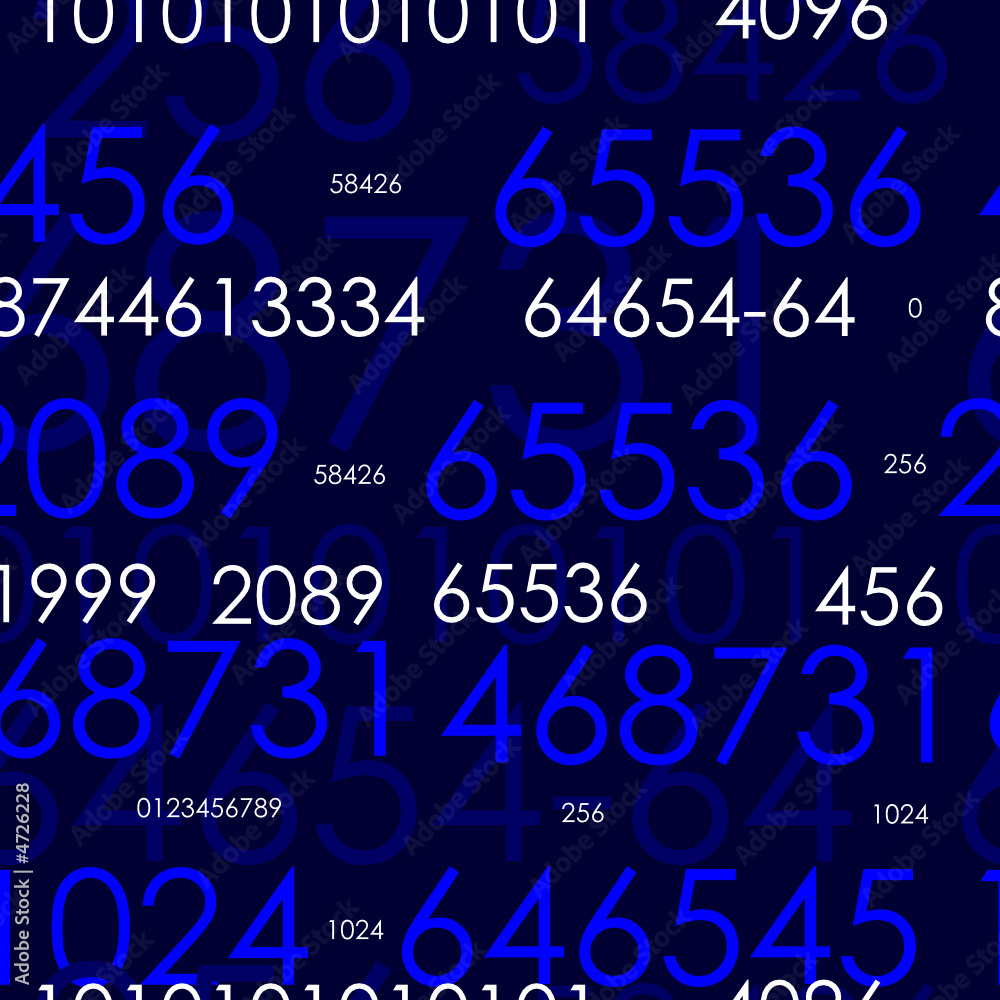 Numbers. Seamless vector wallpaper Numbers. Seamless vector wallpaper