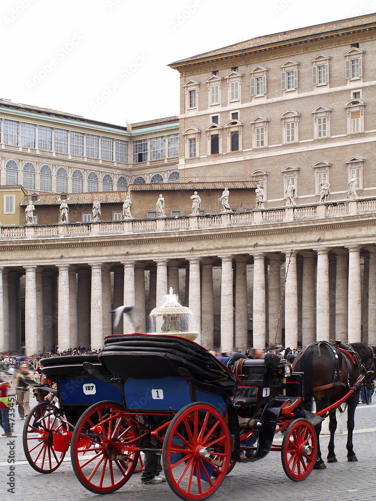 Naklejka premium vatikan in rom st. peter