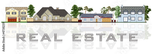 Real estate: a street illustration